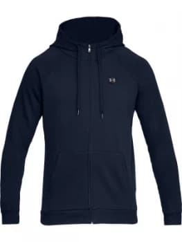 Urban Armor Gear Mens Rival Fleece Full Zip Hoodie Blue