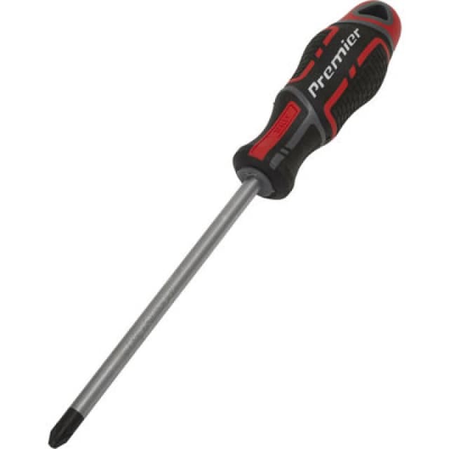 Loops PREMIUM Pozi 3 x 150mm Screwdriver - Ergonomic Soft Grip - Magnetic Tip Driver Multi