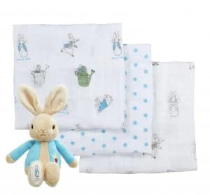 Beatrix Potter Peter Rabbit Muslin Set