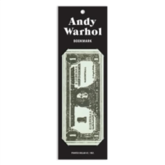 Warhol Dollar Bill Shaped Bookmark. Paperback. By Galison Books