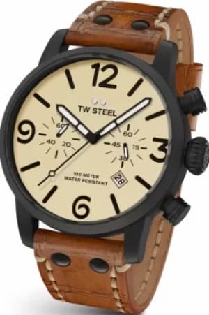 Mens TW Steel Maverick Chronograph 45mm Watch TWMS43