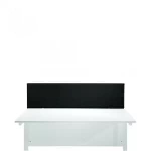 Jemini Black 1800mm Straight Mounted Desk Screen KF79002