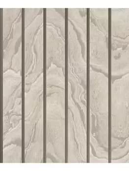 Muriva Woodgrain Panel Wallpaper