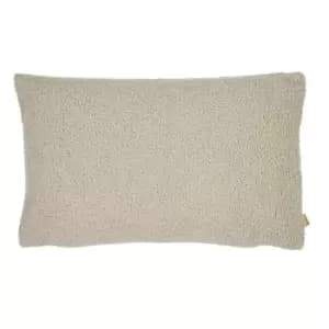 Malham Fleece Rectangular Cushion Latte