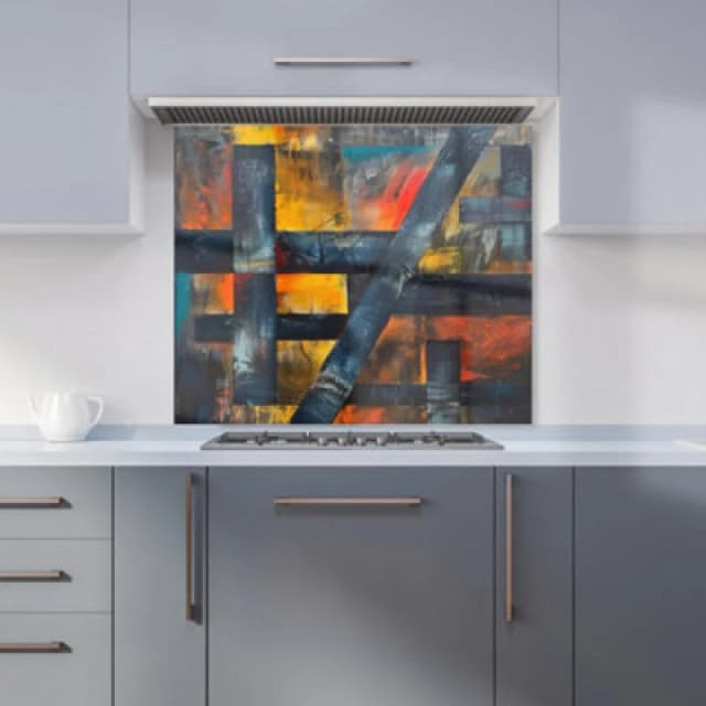 Warren Reed - Designer Hand Drawn Cheerful Santa Hats Tea Towel in Red Red Unisex