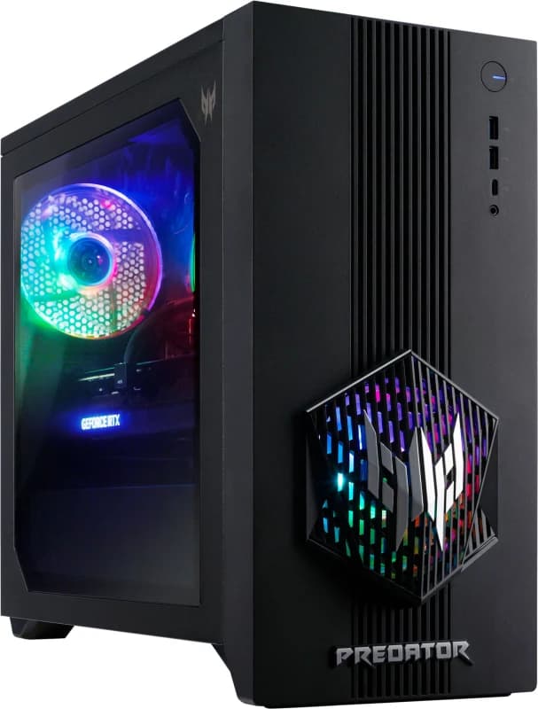 Acer Predator PO3-665 Gaming PC - NVIDIA GeForce RTX 5060, Intel Core i5, 512GB SSD - Black