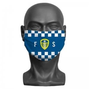 Personalised Leeds United FC Initials Adult Face Mask
