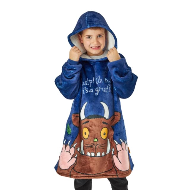 Gruffalo & Friends Blanket Hoodie Blue male