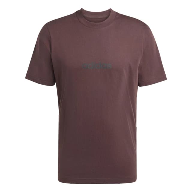 Adidas SPORTSWEAR Essential Linear Logo Short-Sleeved T-Shirt Brown Men S;XL;L;M;XS