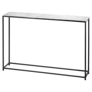 Silver Slim Console Table - Farrah