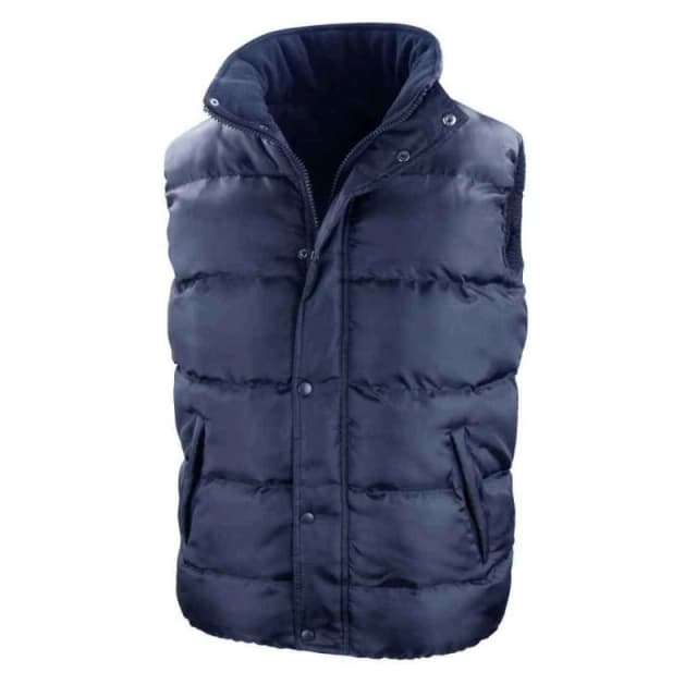 Result Core Mens Nova Padded Gilet in Navy Size: XS Navy Male XS