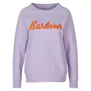 Barbour Womens Otterburn Overlayer Pale Lilac 10