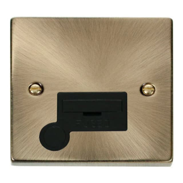 SE Home Antique Brass 13A Fused Connection Unit With Flex Gold unisex