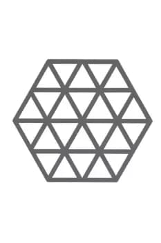 Cool Grey Triangles Trivet