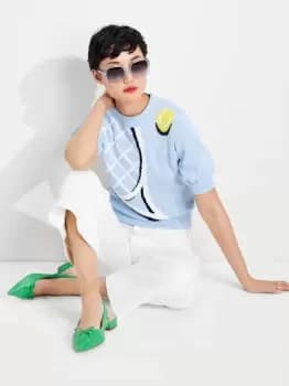 Game Set Match Sweater - Skylight - S (Uk 8-10)