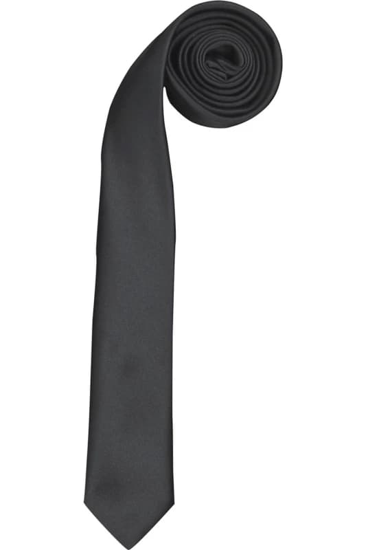 Premier Premier Men Tie - Slim Retro Work Tie Pack of 2 in Black One Size Male 5059269154493