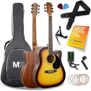 3rd Avenue MX Cutaway Acoustic Guitar Pack - Sunburst