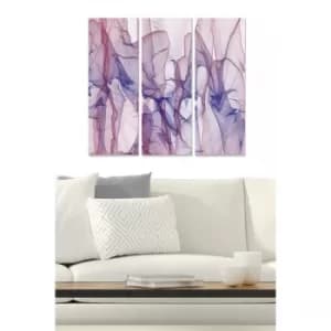 MDF1501711 Multicolor Decorative MDF Painting (3 Pieces)