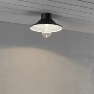 Vega Outdoor Classic Wall, Ceiling Light Black, 8W LED, IP44