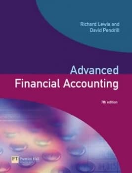 Advanced Financial Accounting by Richard Lewis Book