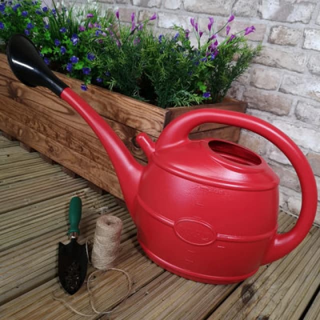 Samuel Alexander 10L Ward Garden Watering Can With Rose - Red