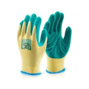 M/P GREEN LATEX P/C GLOVE XL - Green - Green - Click