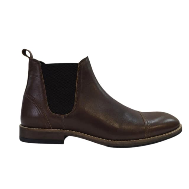 Firetrap Mens Bush Chelsea Boots Dark Brown male 7 (41)