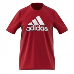 adidas QT T Shirt Mens - Red Exposure