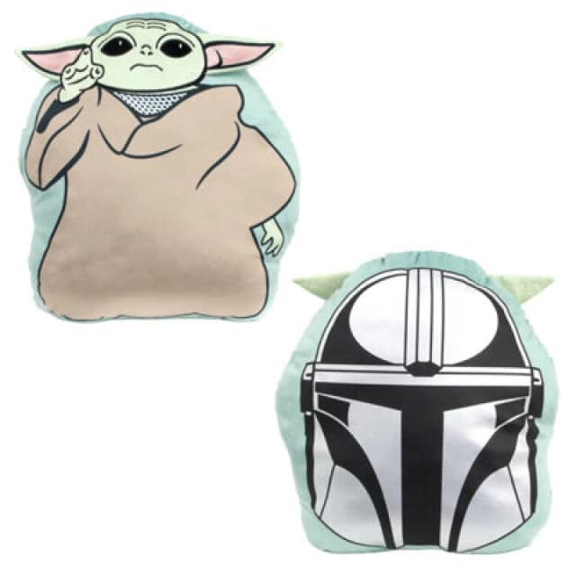 The Mandalorian Friend Shaped Cushion