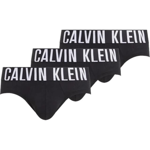 Calvin Klein Hip Brief 3 Pack Comfortable Simple Letter Print Triangle Underwear Men underwear 000NB3607A-UB1 L