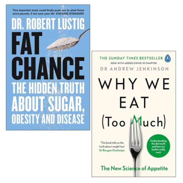 Fat Chance And Why We Eat Too Much Science Of Appetite 2 Book Collection Paperback Edition Dr. Robert Lustig & Dr Andrew Jenkinson Books