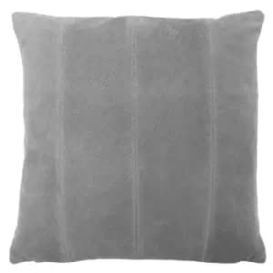 Jagger Ribbed Corduroy Cushion Grey / 45 x 45cm / Cover Only