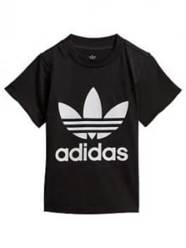 Adidas Originals Infant Trefoil T-Shirt - Black/White