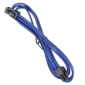 BitFenix Alchemy 4-Pin ATX12V Extension 45cm - sleeved blue/black