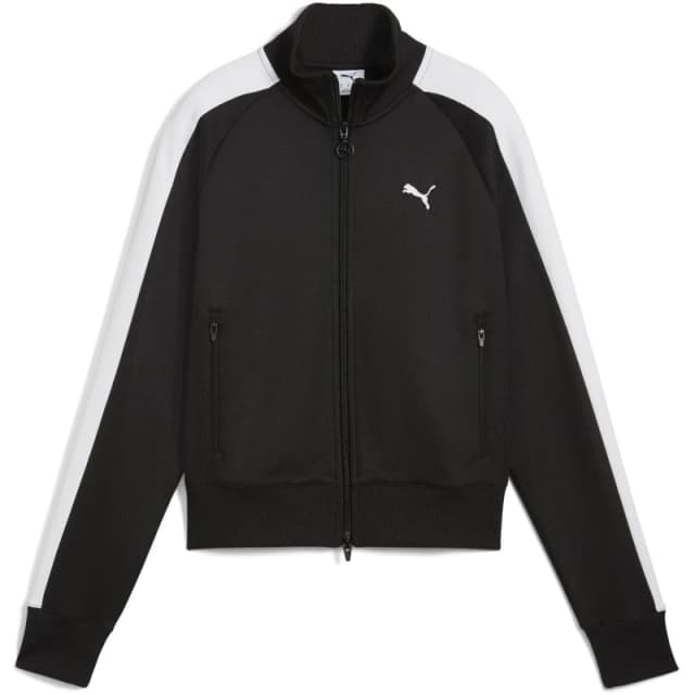 Puma Womens T7 Track Jacket Black/White female 14 (L)