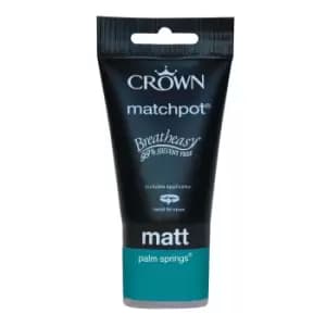 Crown Feature Wall Breatheasy Palm Spring - Matt Paint - 40ml Tester