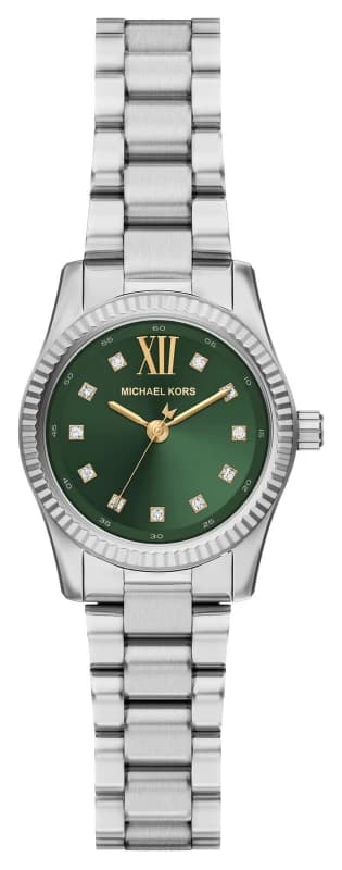 Michael Kors MK7580 Lexington Petite Crystal (26mm) Green Watch