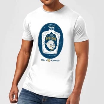 Looney Tunes ACME Rib Rub Mens T-Shirt - White - XS