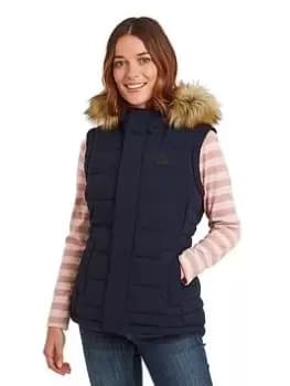 TOG24 Cowling Polyfill Gilet, Navy, Size 12, Women