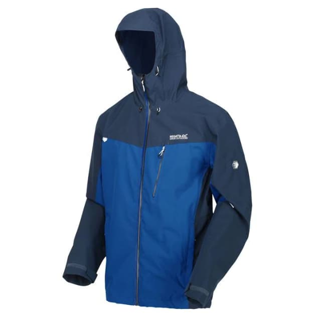 Regatta Blue 'Birchdale' Waterproof Breathable Walking Jacket - S