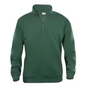 Clique Unisex Adult Basic Half Zip Sweatshirt (M) (Bottle Green)