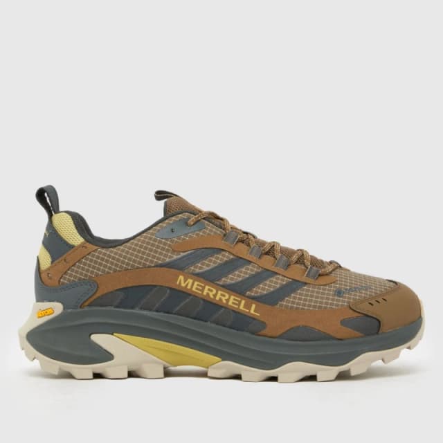 Merrell Moab Speed 2 Gore-Tex Trainers in Brown & Black Brown & Black UK 7 (EU 41)
