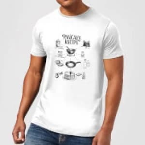 Pancake Recipe T-Shirt - White - 3XL