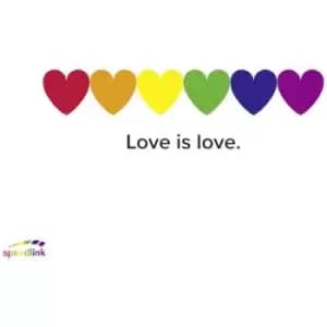 SpeedLink Silk Mouse pad Non-slip Multi-coloured (W x H x D) 190 x 1.5 x 230 mm