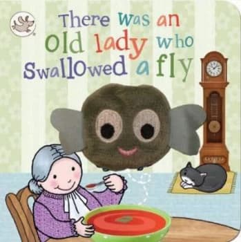 Finger Puppet Book There Was an Old Lady Who Swallowed a Fly Book