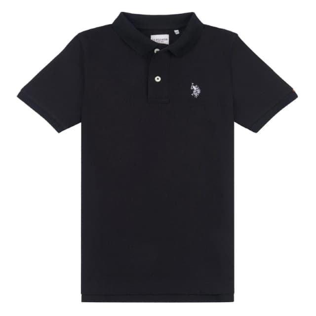 U.S. POLO ASSN. Double Horsemen Polo Shirt Black