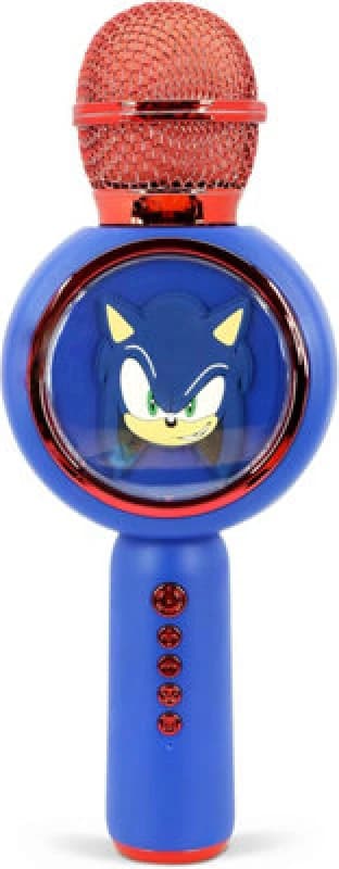 OTL Sonic The Hedgehog Karaoke Microphone And Wireless Speaker With LED Lights