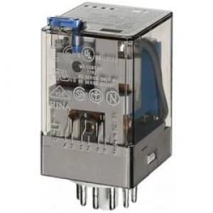 Plug in relay 24 Vdc 10 A 3 change overs Finder 60