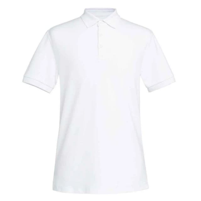 Brook Taverner Brook Taverner Men Hampton Cotton Polo Shirt in White Size: Small White S Male 5063238723542