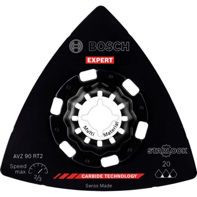 Bosch Expert AVZ 90 RT Starlock Oscillating Multi Tool Sanding Plate 2608900046 Diameter: 90mm